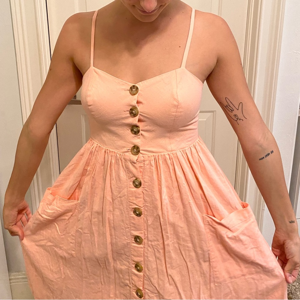 Cute button down summer dress